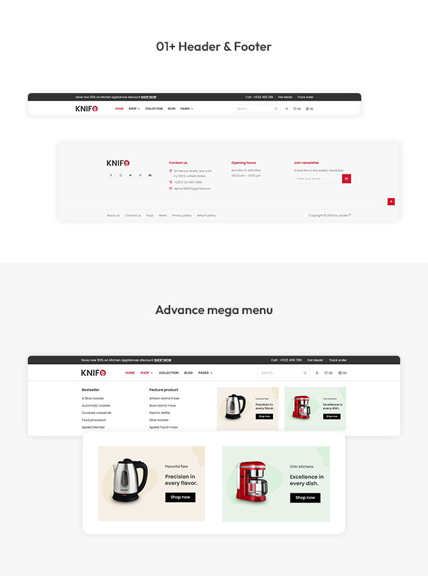 Knifo - Shopify 2.0 Kitchen Appliances Store Theme - 2