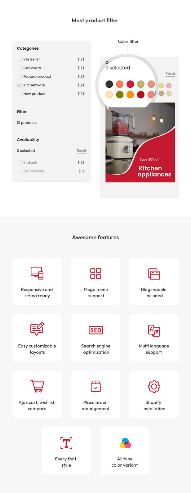 Knifo - Shopify 2.0 Kitchen Appliances Store Theme - 3